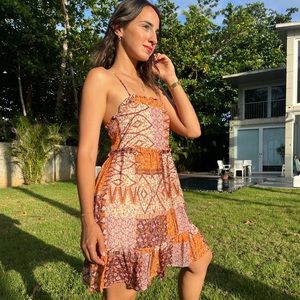 Patchwork Mini Dress